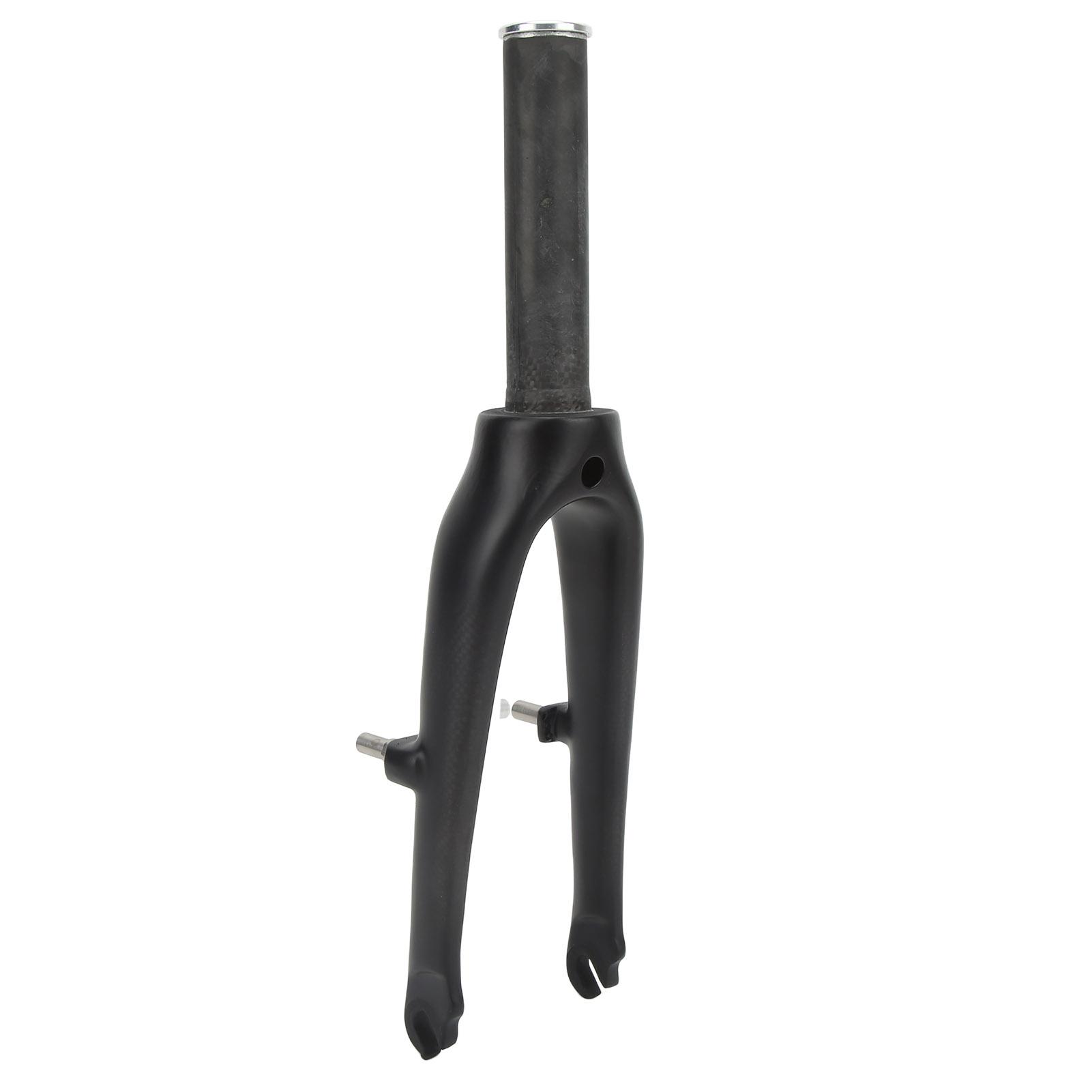 14-дюймовая велосипедная вилка из углеродного волокна, высокая прочность, легкий вес, простая в управлении, велосипедная карбоновая передняя вилка для велосипедов