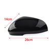1 Pair Car Rear Wing Mirror Housing Cover For Jaguar XJ XJR XF XFR XFR-S XK XKR XKR-S I-Pace XE Glossy