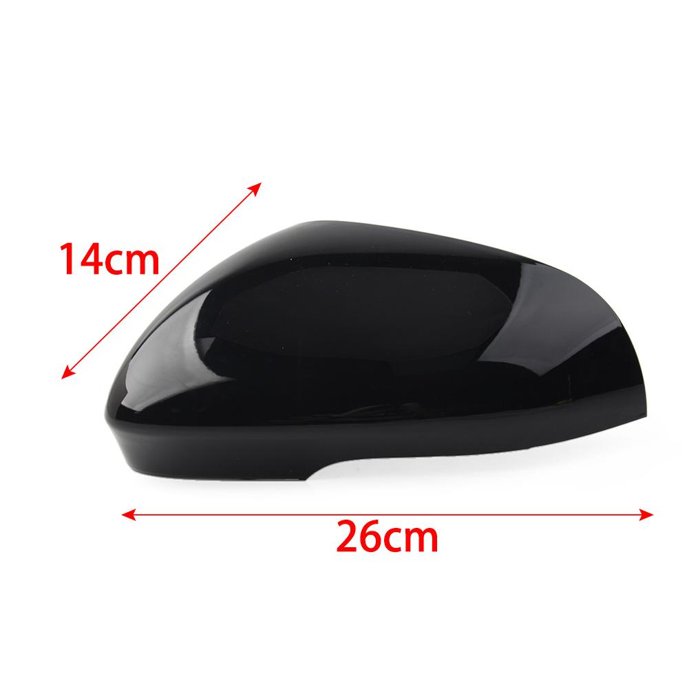 1 Pair Car Rear Wing Mirror Housing Cover For Jaguar XJ XJR XF XFR XFR-S XK XKR XKR-S I-Pace XE Glossy