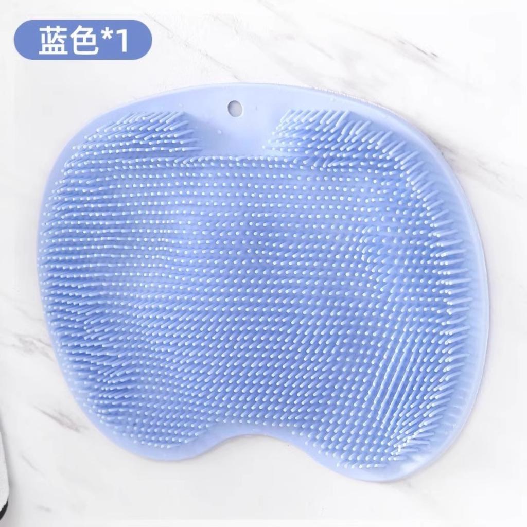 Silicone Foot Wash Exfoliating Shower Room Floor Mat Massage Foot Mat Bathroom Non-slip Mat