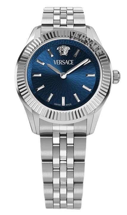 

Casual Watch Greca Time VE9CA0124 Silver [Versace] Men s [Item] синій
