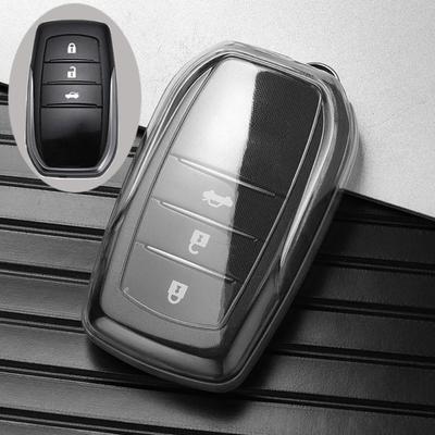 Soft Tpu Car Key Case Cover for Toyota CHR Hilux Fortuner Land Cruiser 200 Camry Corolla Crown RAV4 Highland