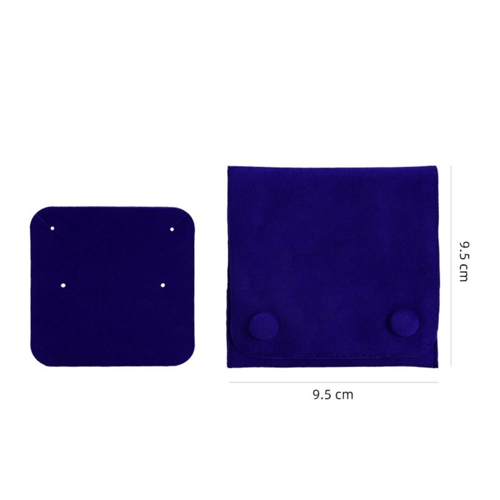 1 Stück Schmuckbeutel Verpackungsbeutel Weicher Samt Druckknopf Geschenke Verpackungsbeutel Zum Aufbewahren von Ringen Armbändern Halsketten Zubehör
