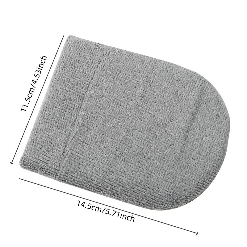 Practical 2pcs/6pcs Soft Microfiber Car Wax Applicator Mitts Polishing Sponge Foam Pad For Cleaning Auto Detailing