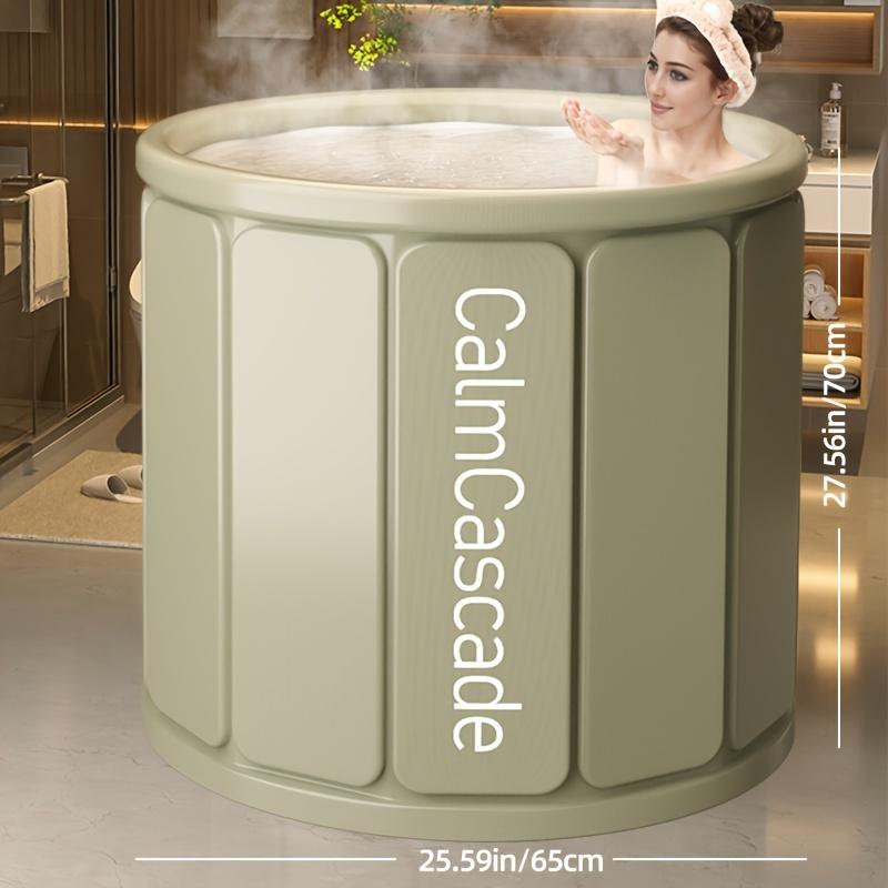 

Portable Foldable Bathtub Strong Insulation, No Installation Required, Ideal for Home & Pool Use, Versatile for Ice & Hot Soaks