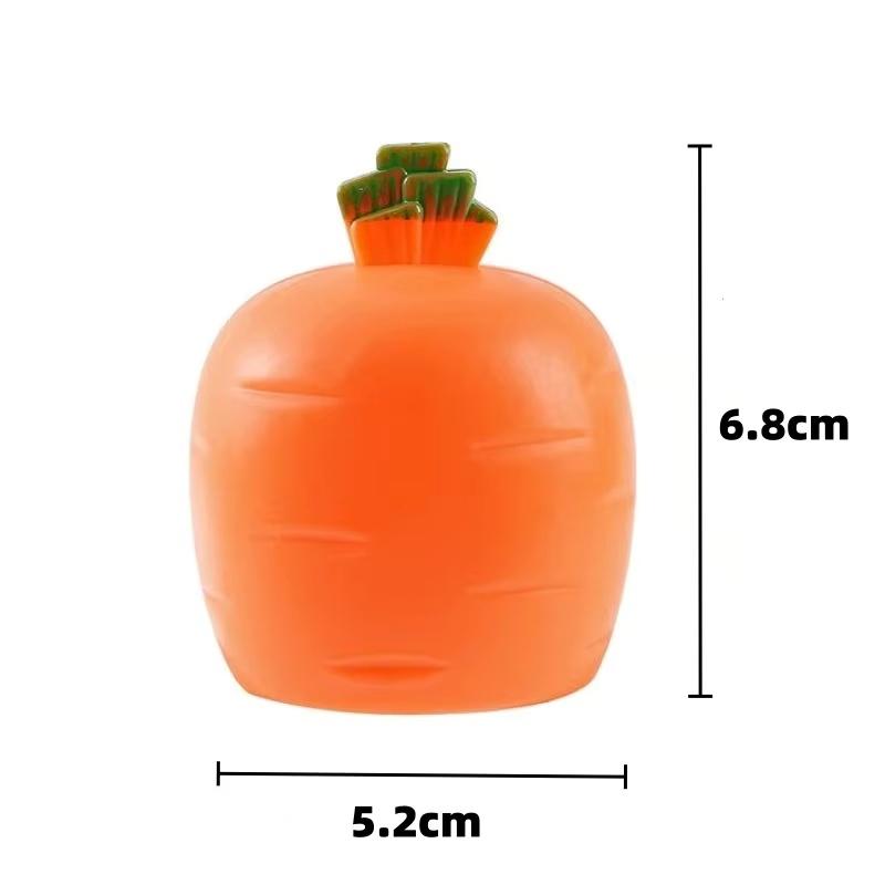 Cute Carrot Rabbit Squeeze Toy Unique Carrot Cup Stress Relief Fidget Toy Portable Sensory For Kids Adults Office Home Relax