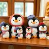Plush Penguin with Hat - Cute Desk Companion and Gift for Children