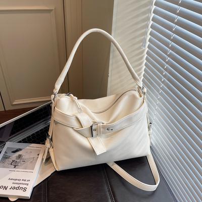 Retro Large-capacity Bag Women's New Autumn Versatile Messenger Bag Going Out To Work Shoulder Tote Bag