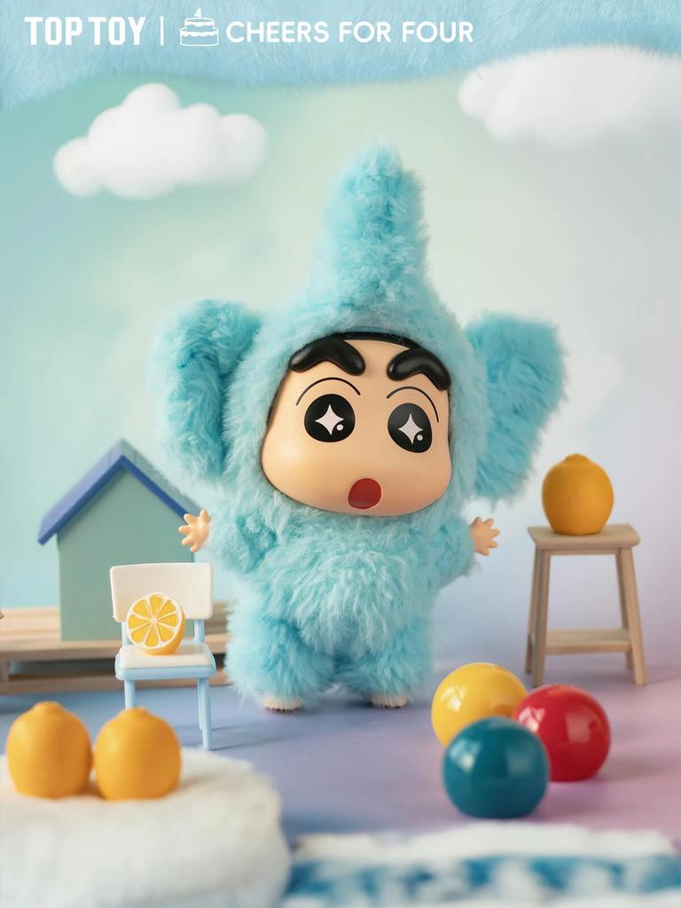 Original Crayon Shin-Chan Blind Box Costume Party Series Vinyl Doll Anime Action Figure Mystery Box Collection Model Toy Gift