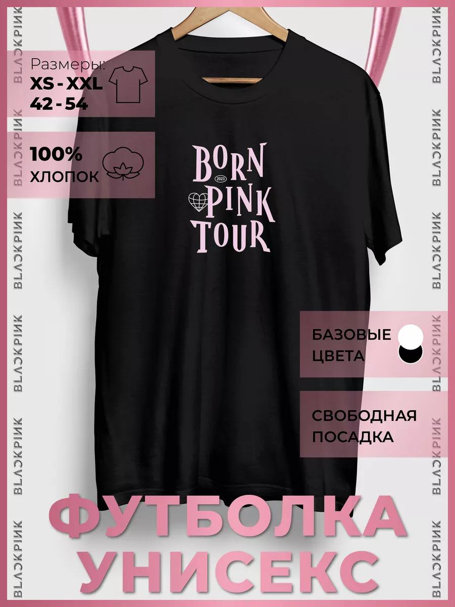 Футболка с принтом BLACKPINK 2XL