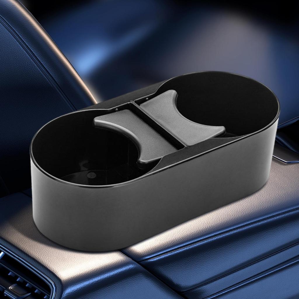 Car Drink Holder Double Vehicle Cup Holder Automotive Fixed Beverage Bracket Console Organizer Anti-Slip Drink Holder For Car