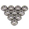 10 Pezzi F688ZZ Cuscinetti a Sfere Radiali Flangiati Cuscinetto a Sfere Flangiato Radiale in Metallo Acciaio Doppiamente Schermato, 8 X 16 X 5mm Per Motore