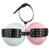 Spiked Breast Binder Nipple Clamps BDSM Bra Harness Chest Straps Leather Restraint Adult Sex Toys for Women Men