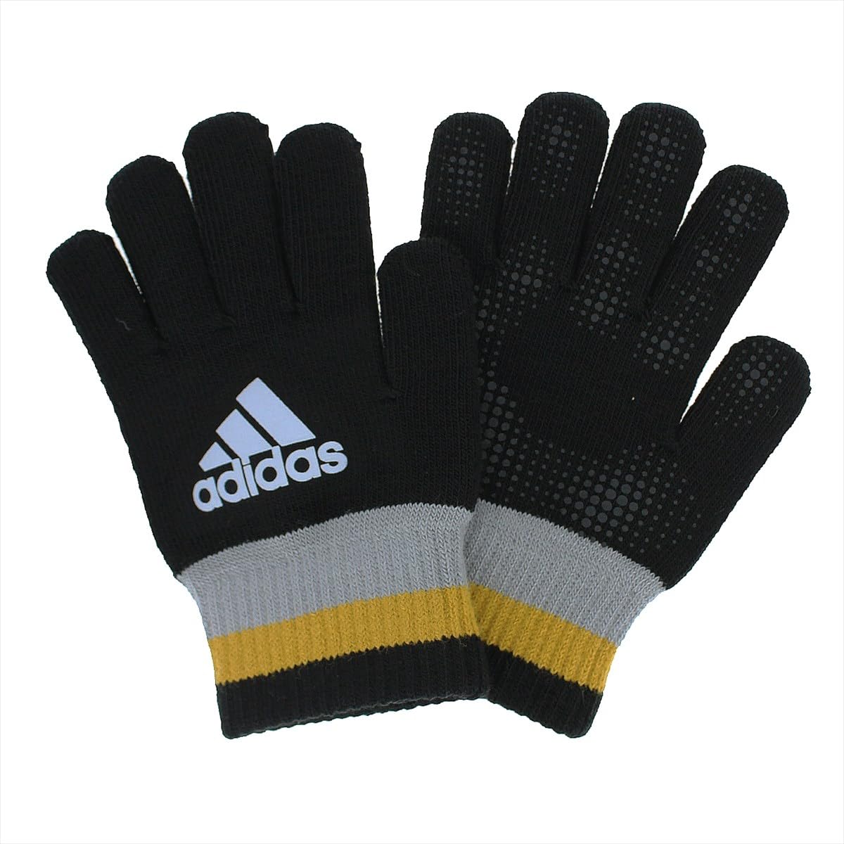

Adidas Reflective Made in Hand Cold adidas Kids Gloves, Logo, Five-Finger, Non-Slip, Japan, Stylish, Knit, School, Small, Washable, Gift, Winter, чёрный