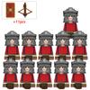 11/12pcs Medieval Military Rome War Action Figures Army Figures Building Blocks Helmet Weapons Accessories Kids for Toys Gifts
