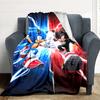 1Pc Clash Sonic Vs Shadow Blanket Soft And Comfortable Casual Warm Camping Travel Christmas Halloween Xmas Gift M924134