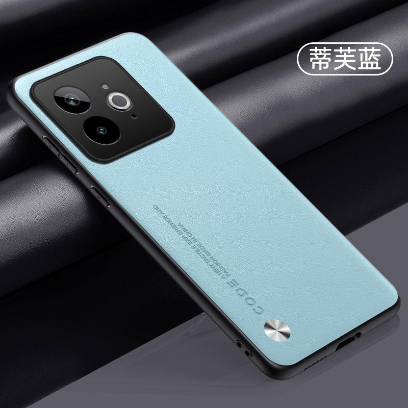Luxury Vegan PU Leather Business Style CaseFor Realme GT7 Pro Racing 5G 6.78" Matte Soft Silicone Shell Protection Bumper