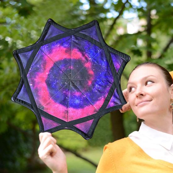 Flowstar Octagonal Scarf Juggling Toy for Beginners Double-Sided Print Cloth Fun Skill