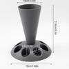 Silicone Icing Tip Holder & Cream Bag Storage Rack - Detachable Multifunctional Tool.