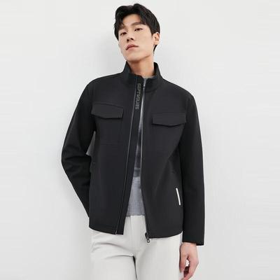 Men's Stand Collar Fleece Jacket