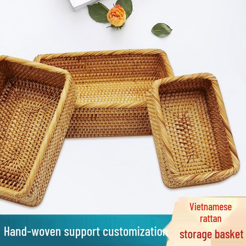 

Плетеная настольная корзина для хранения ключей, пультов и прочих мелочей Small 20*13*7cm