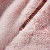 Veste polaire - vidaXL - Fausse fourrure - Rose doux - Manches longues - Taille 92 (1,5-2 ans)