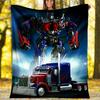 1pc Transformers2 Theme Blanket - Digital Print, Polyester, Cozy for All Seasons, Perfect for Outdoor, Camping, and Travel