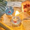 Aromatherapy Candle Bedroom Companion Gift for Niche Bubble Fish Mini Fish Tank Fragrance Candle Lasts Fragrance