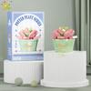 MOC Blume Sukkulente Topfpflanze Modellbaustein DIY Ewiger Strauß Zuhause Schreibtisch Pflanzen Dekoration Ziegel Mädchen Geschenk Kinderspielzeug