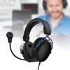 Abnehmbarer Mikrofonarm Mikrofon Schnellverschluss Ersatzstecker Plug & Play Design Verbessert Sprachklarheit für Gaming-Kopfhörer