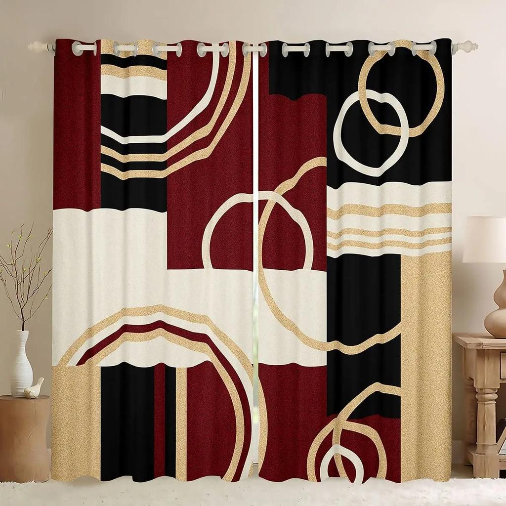 MulticolorGraffiti Art High Shading Curtain Luxury Curtains for Living Room Bedroom Shading Thick Blackout Window Drapes 2Pcs