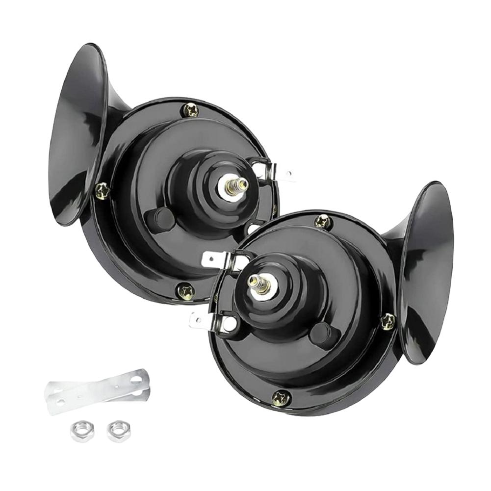 12V Car Horn 48W Waterproof Snail Air Horn 300DB Air Motorcycle Horn Auto Snail Horn for Motorcycle Car Truck SUV Boat