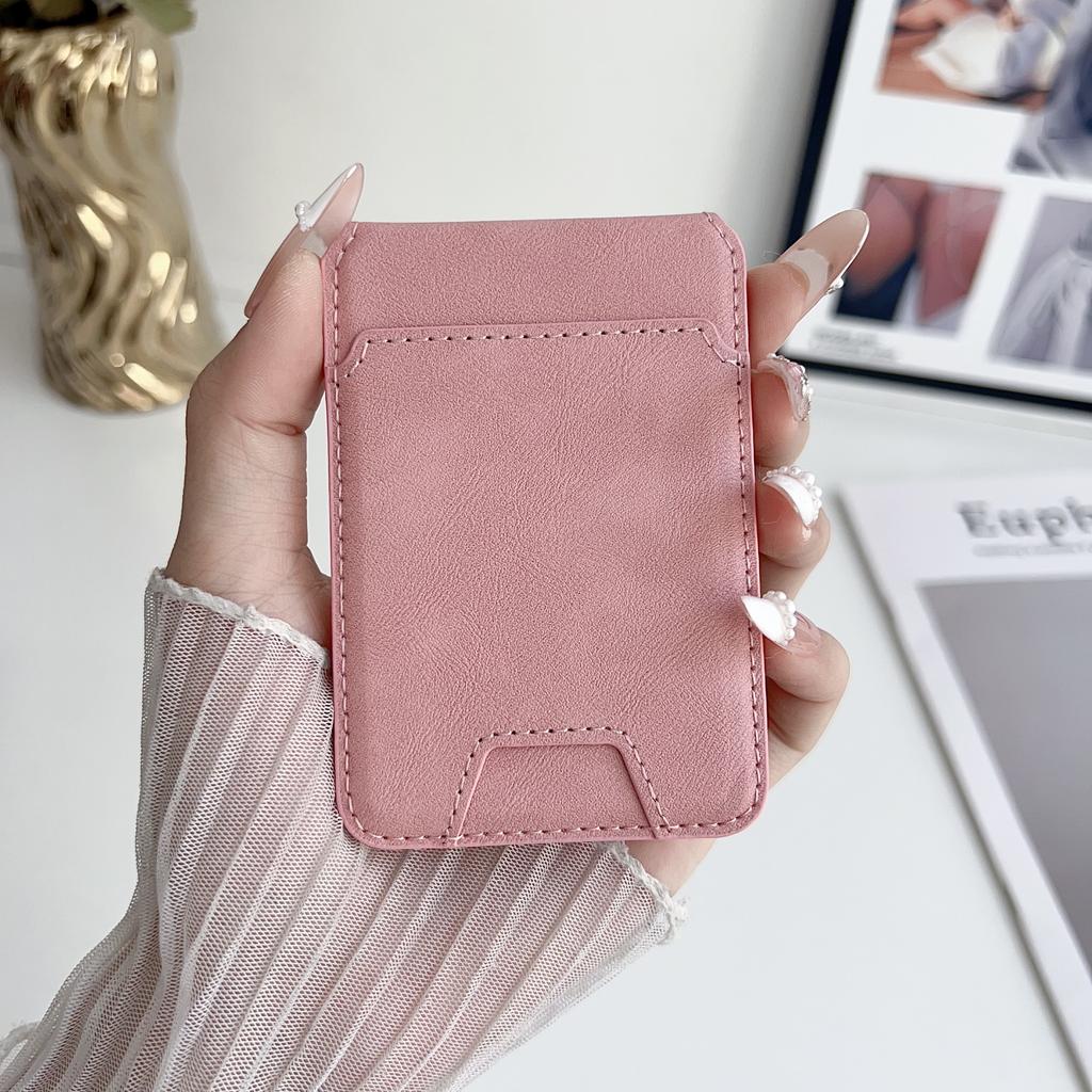 For Magsafe Magnetic Pu Leather Wallet Stand Credit Card Holder for Iphone 16 15 14 13 12 Pro Max Card Holder Phone Bag Cover