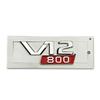 ABS Car Rear Trunk Badge Sticker Body Side Emblem for Benz V12 700 800 850 900 W213 W210 W207 W205 CLK CLA GLC GLS ML