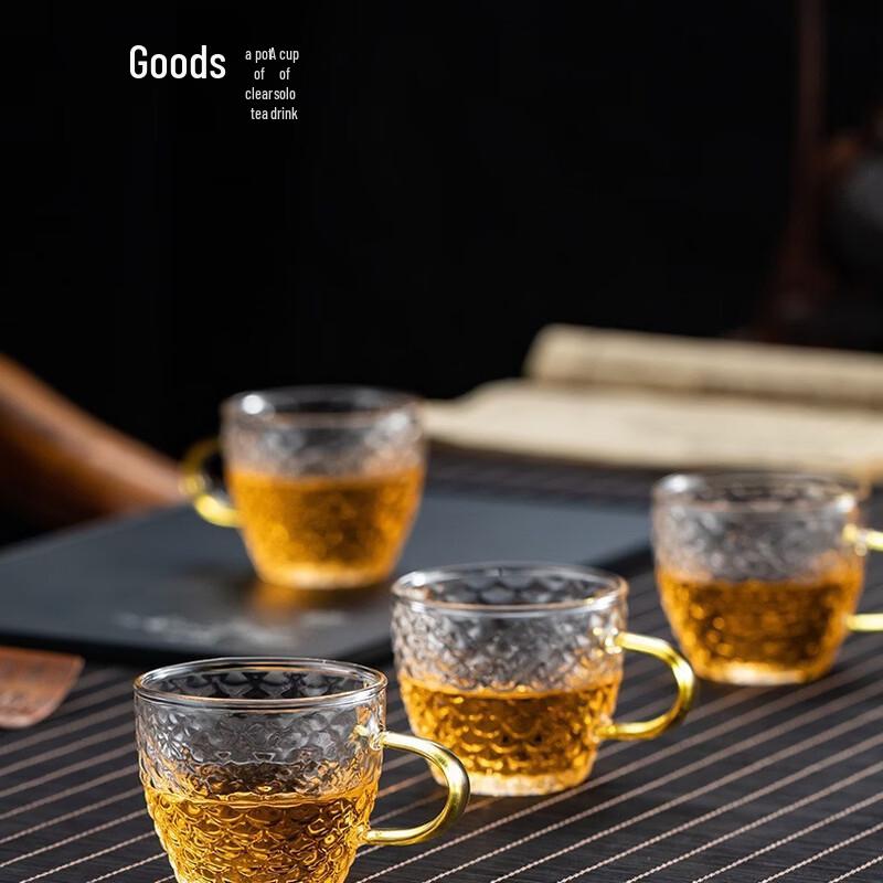 Dragon Scale Handmade Glass Tea Cup