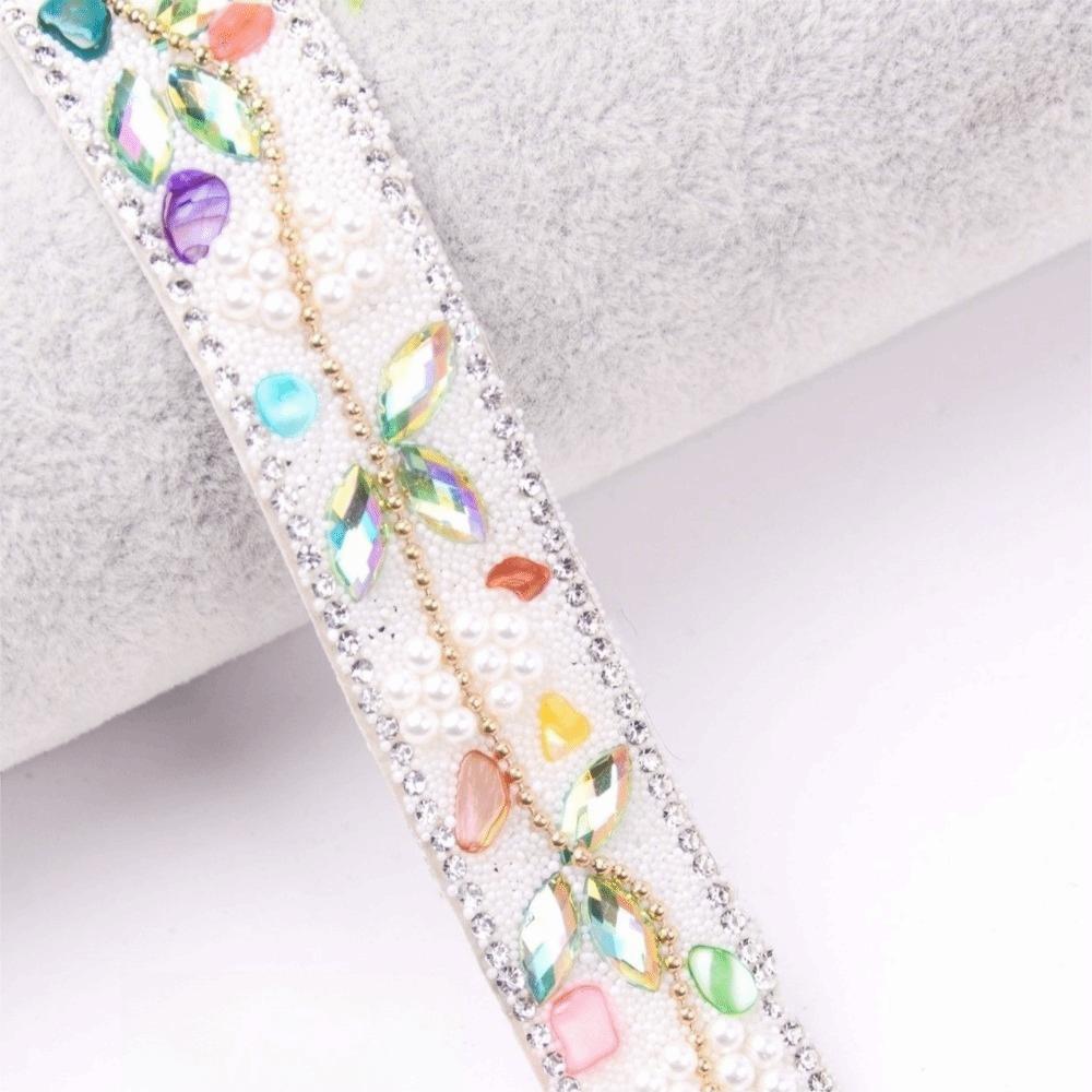 DIY Rhinestone Trim Self Adhesive Resin Rhinestone Rhinestone Chain  Apparel Decoration