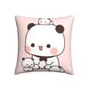 Panda And Brownie Bear Couple Pillowcase Double-sided Printing Cushion Cover Gift Mochi Cat Pillow Case Cover Home Square