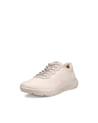 ECCO ATH-1FTR Dámské víceúčelové athleisure tenisky z pravé kůže, Limestone/Limestone, Velikost 24,0 cm, 3E, 20570359113