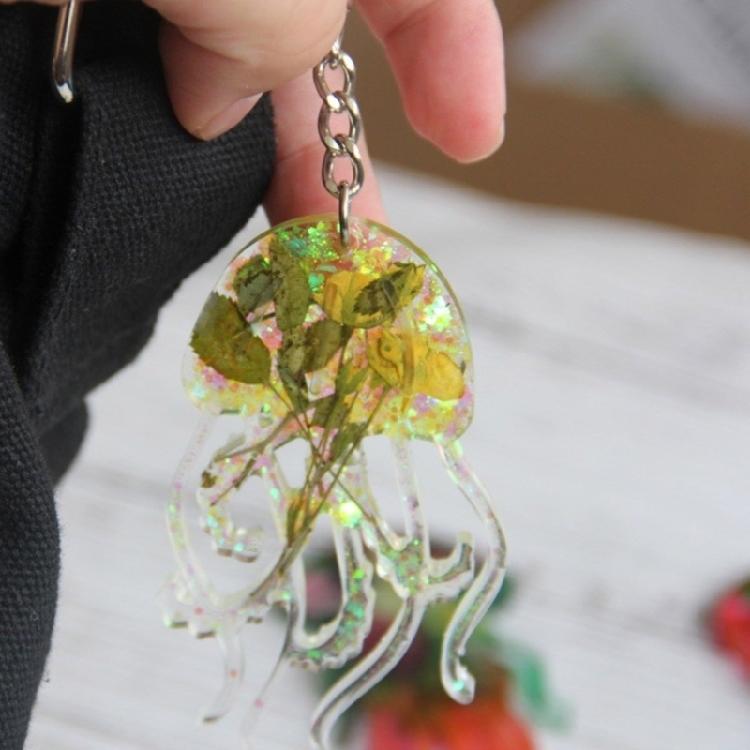 Professional Grade Silicone Jellyfish Pendant Mold For Long Lasting Use In DIY Artisanal Jewelry Production