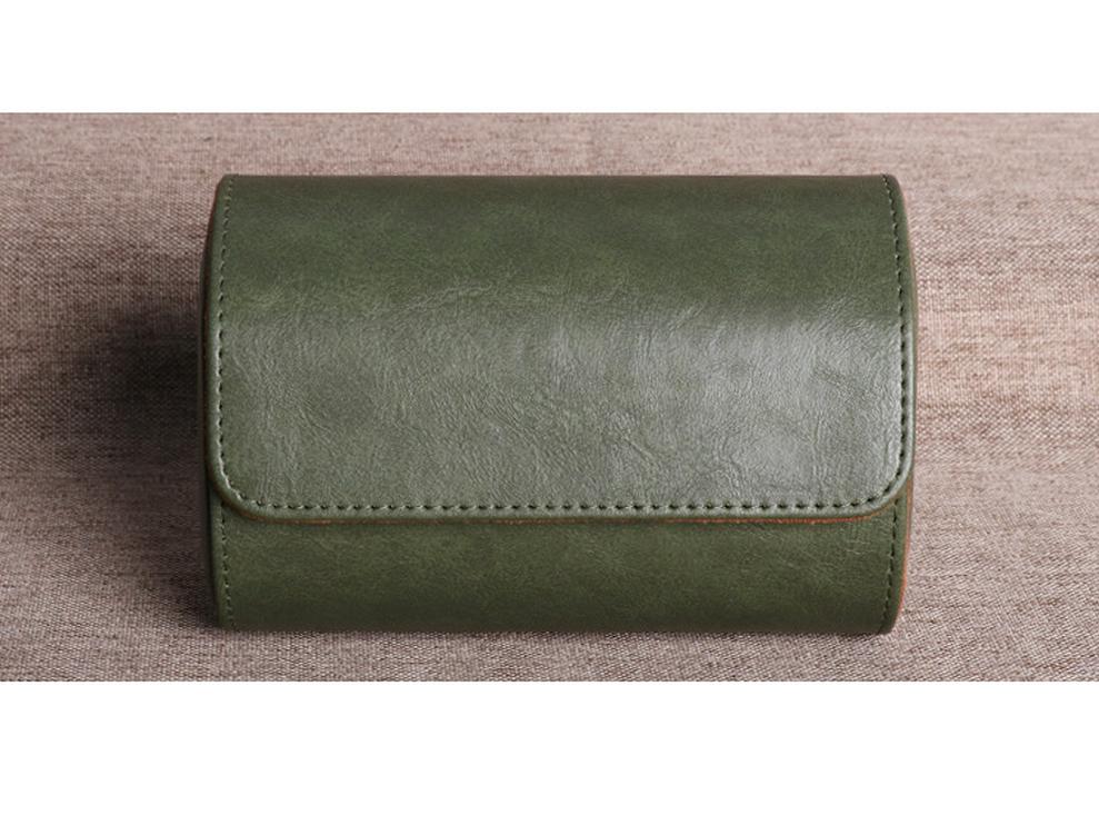 In Stock Waterproof Stain-Resistant Watch Box: Single/Double/Triple, PU Leather Portable Storage