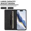 Anti-thef Phone Case For Oppo A98 A94 A80 A79 A74 A54 A54S A40 A40M A60 Funda Wallet Flip Card Holder Coque Luxury Leather Cover