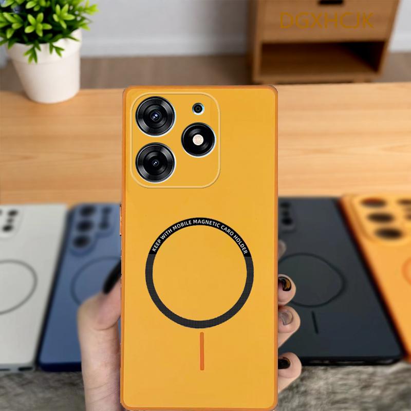 

Для Infinix Hot 40 Pro Чехол для телефона Infinix Hot 40i Чехол для телефона Infinix Hot 40 Ударопрочный Цветной Магнитный Жесткий Силиконовая задняя крышка Infinix Hot 40i