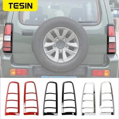 TESIN Kryty zadních světel Dekorace Kryt Kryty Zadní světla Samolepka Fit ABS pro Suzuki Jimny 2007+ příslušenství pro styling vozu