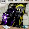 Murder Drones 3D Print Cartoon Uzi V J Robot Gift Blanket,Soft Throw Blanket for Home Bedroom Bed Sofa Travel Picnic Cover Kids