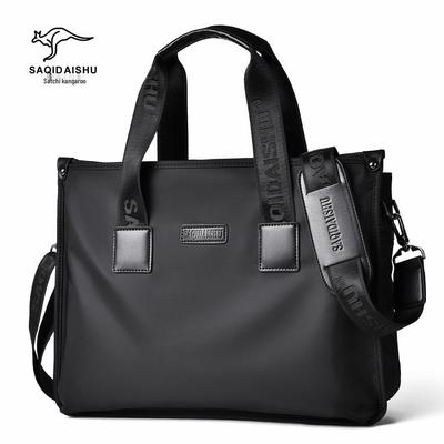 Satchi Kangaroo Herren Große Oxford Umhängetasche - Vielseitige Business Aktentasche & Laptop-Tragetasche