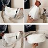 Solid Color Nyl Shoulder Bags for Women Fashi Hobos Crossbody Bag Ladies Casual Large Capacity Female Handbags Tote Purse