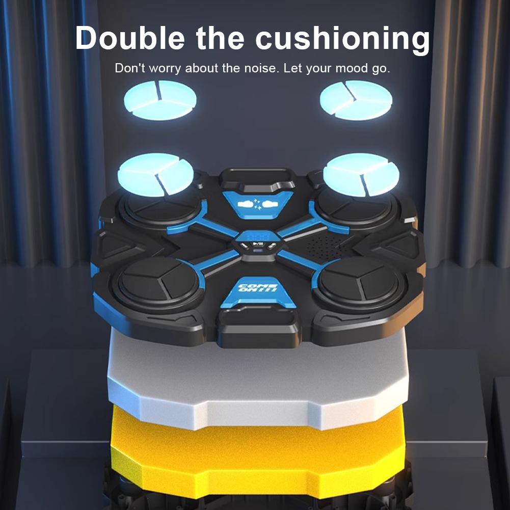 New Music Boxing Machine Adult/Kids Smart BT Sports Fitness Decompression Boxing Trainer Home Exercise Response Training Boxing