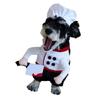 Pet Chefs Attire Breathable Regulable Dog Costume With Knifed For Make Up Event Puppies Photography Props