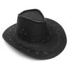 Men's and Women's Cattle Sun Hats Grassland Wide Brimmed Hats Western Cowboy Hats Large Brims, Xinjiang Top Hats Suede