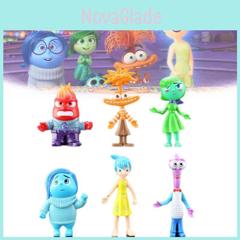 Cute Cartoon Brainy Team Action Figures Toy Model Car Decor Ornament Pvc Diy Display